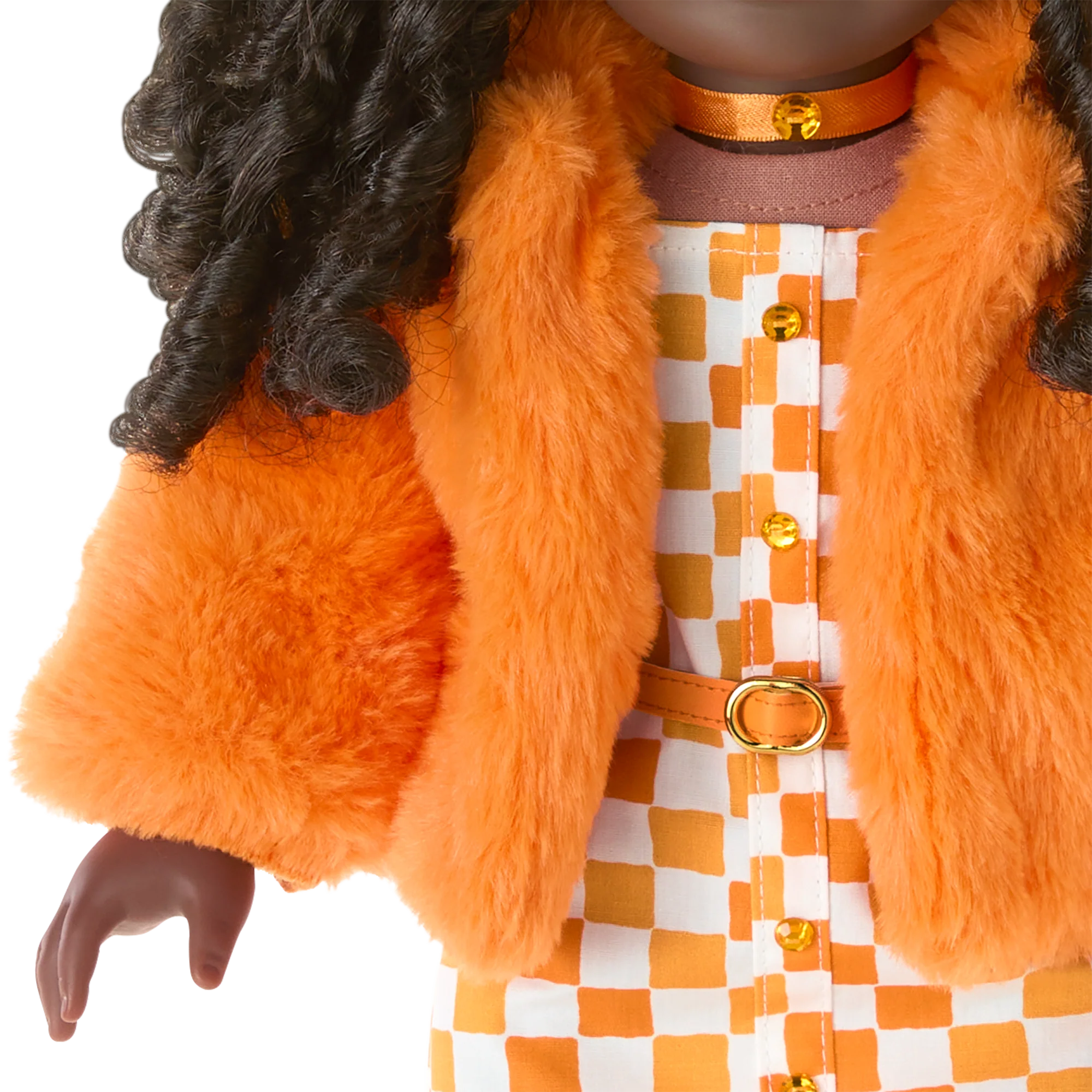 November Shimmering Citrine Outfit for 18-inch Dolls