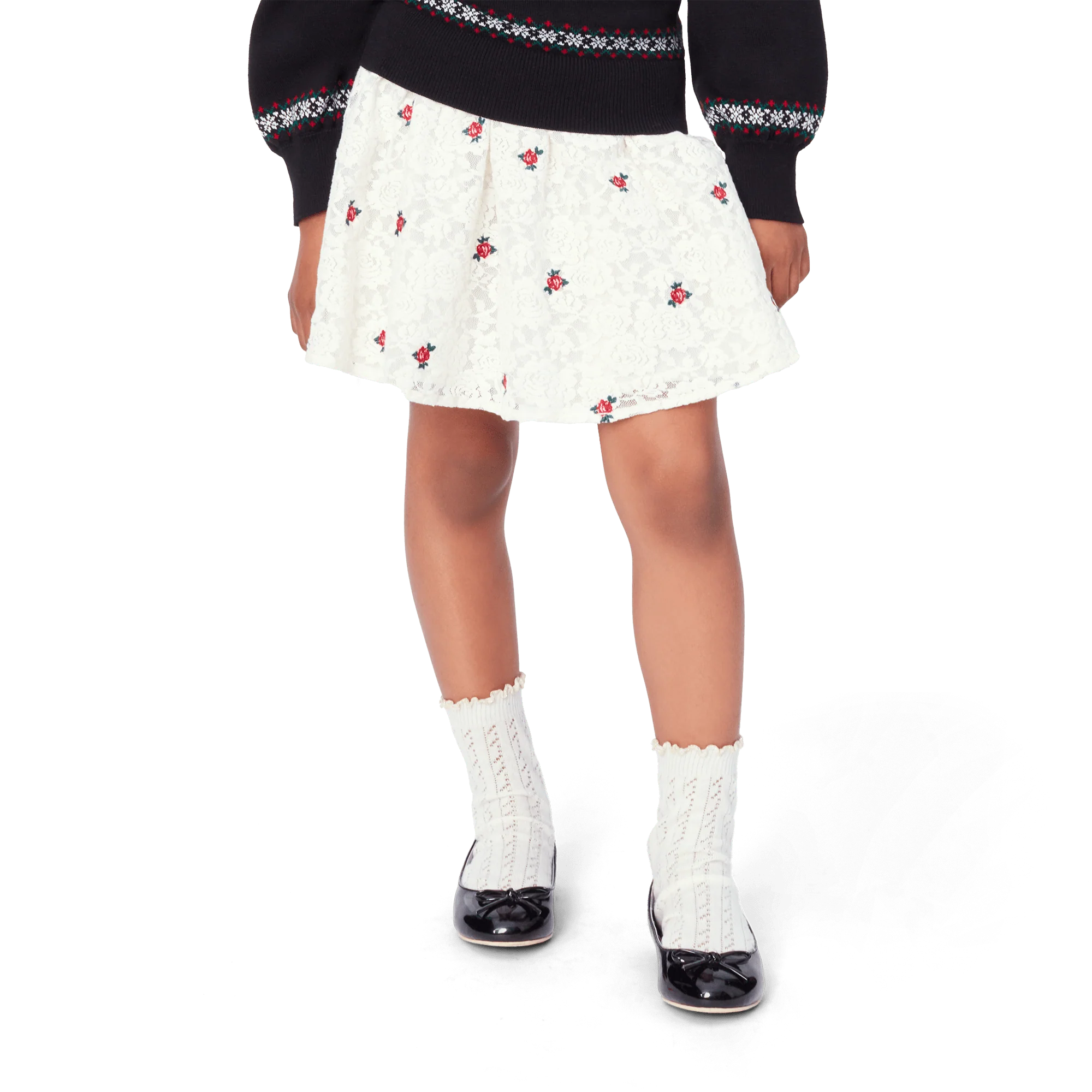 American Girl® x Janie and Jack Holiday Rose Skirt for Girls