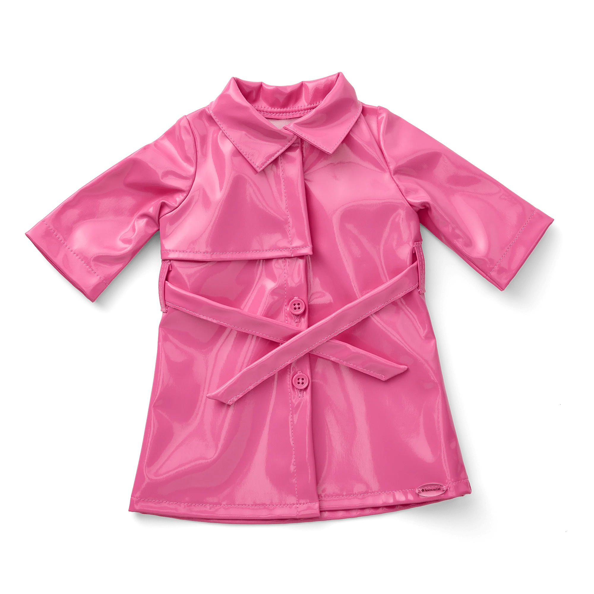 American Girl® x Something Navy Perfectly Pink Trench for 18-inch Dolls