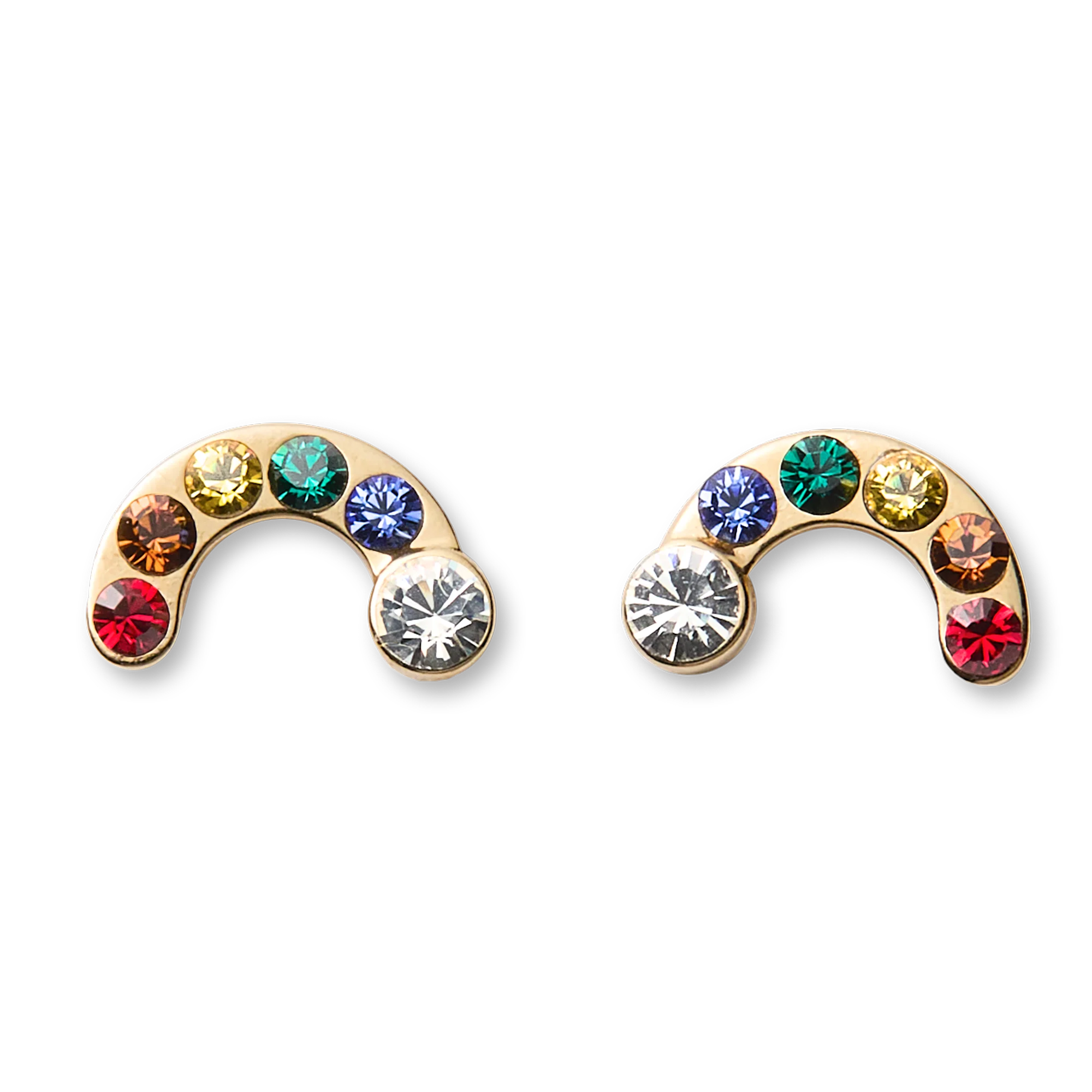 American Girl® x Stephanie Gottlieb Radiant Rainbow Stud Earrings for Girls