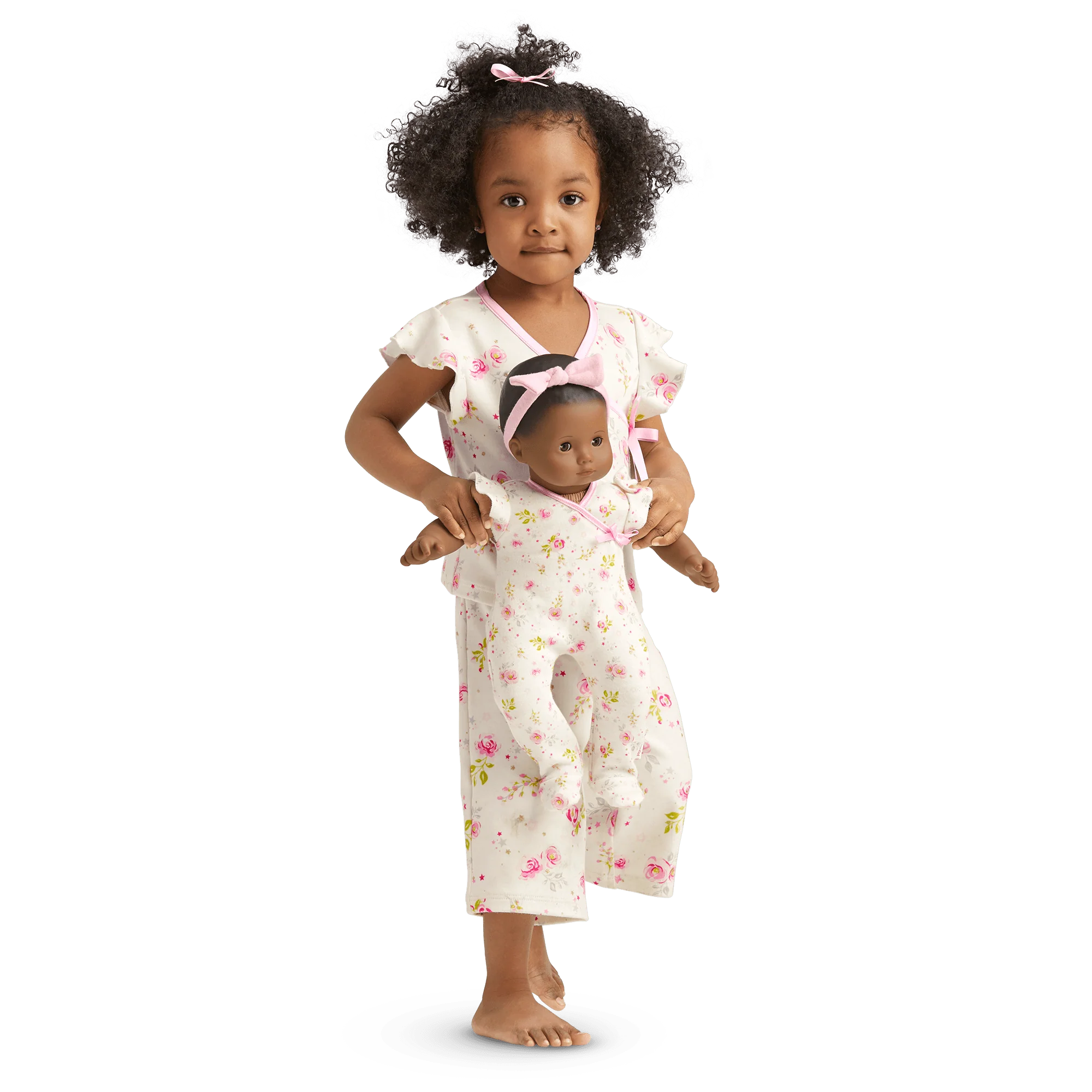 Beautiful Blooms Pajamas for Little Girls & Bitty Baby® Dolls 1 Beautiful Blooms Pajamas for Little Girls & Bitty Baby® Dolls