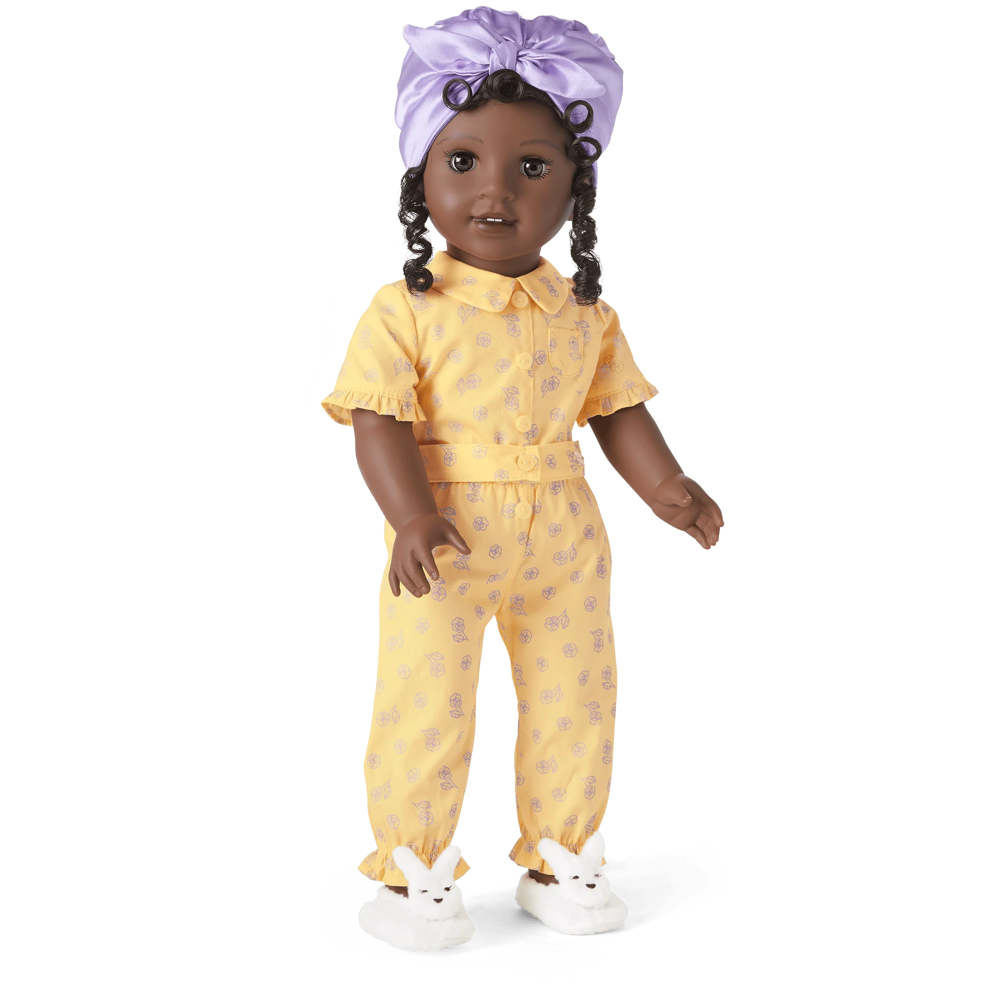 Claudie's™ Yellow Bloom Pajamas for 18-inch Dolls (Historical Characters)