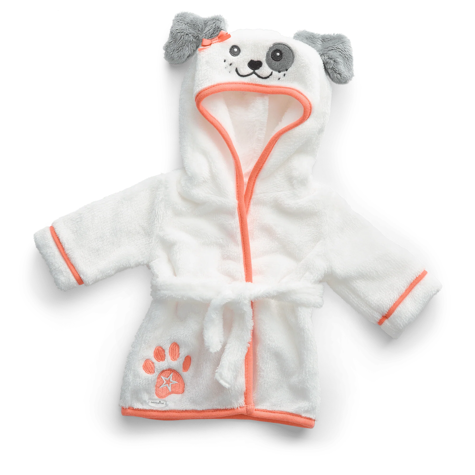 Comfy Puppy Robe Set for Girls & 18-inch Dolls