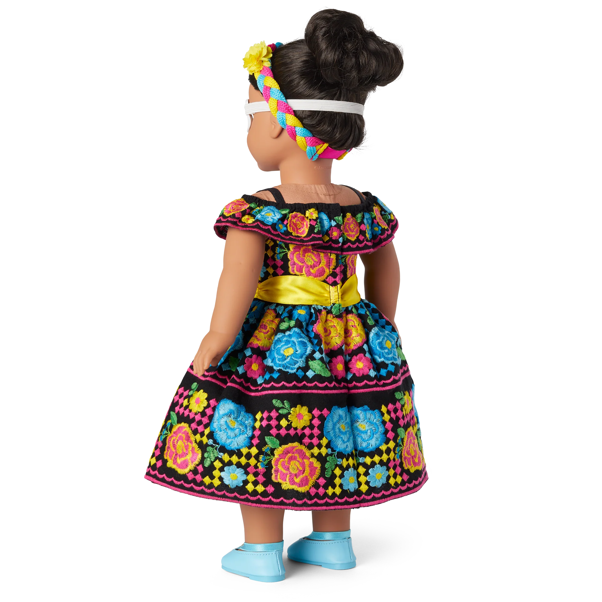 Día de Muertos Celebration Outfit for 18-inch Dolls