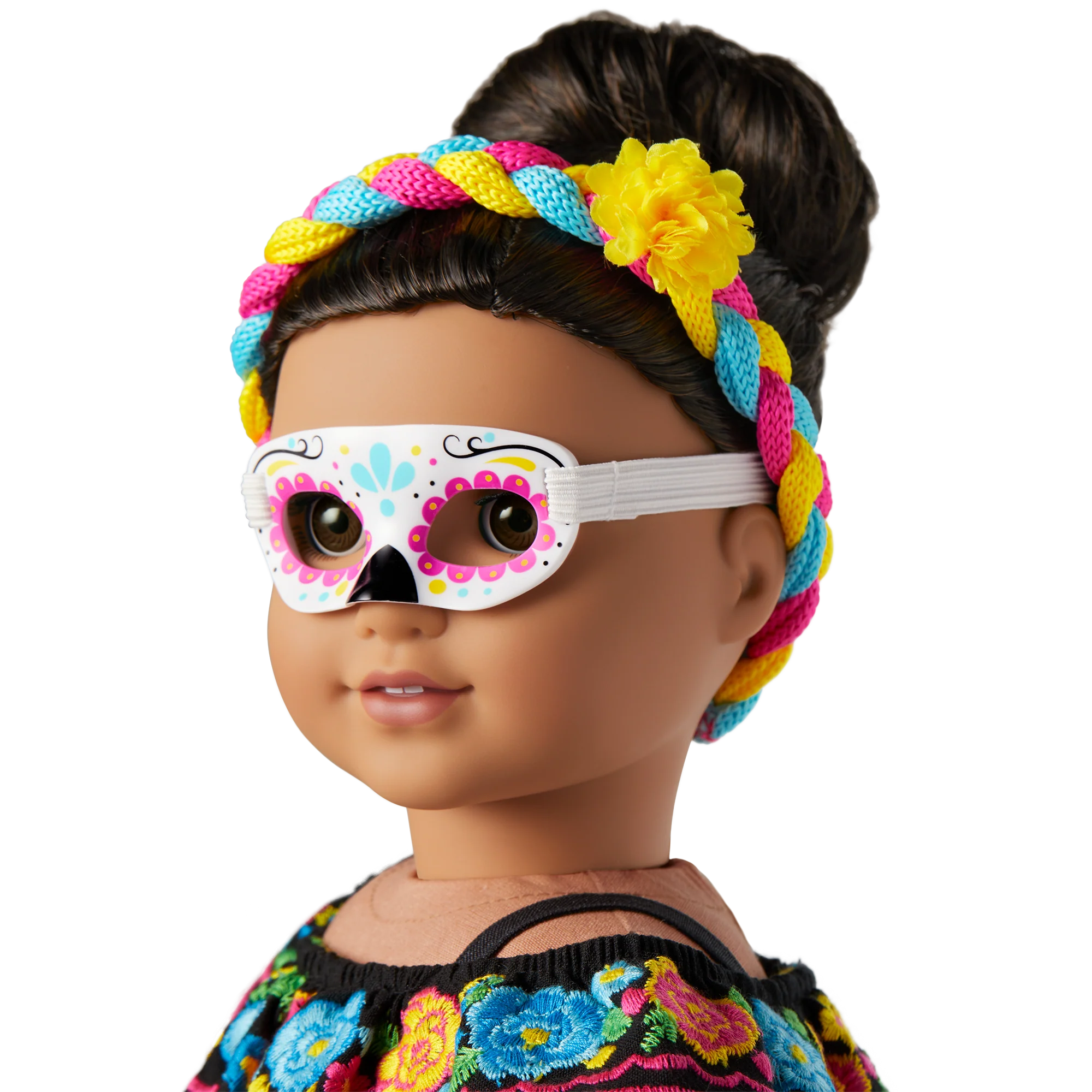 Día de Muertos Celebration Outfit for 18-inch Dolls