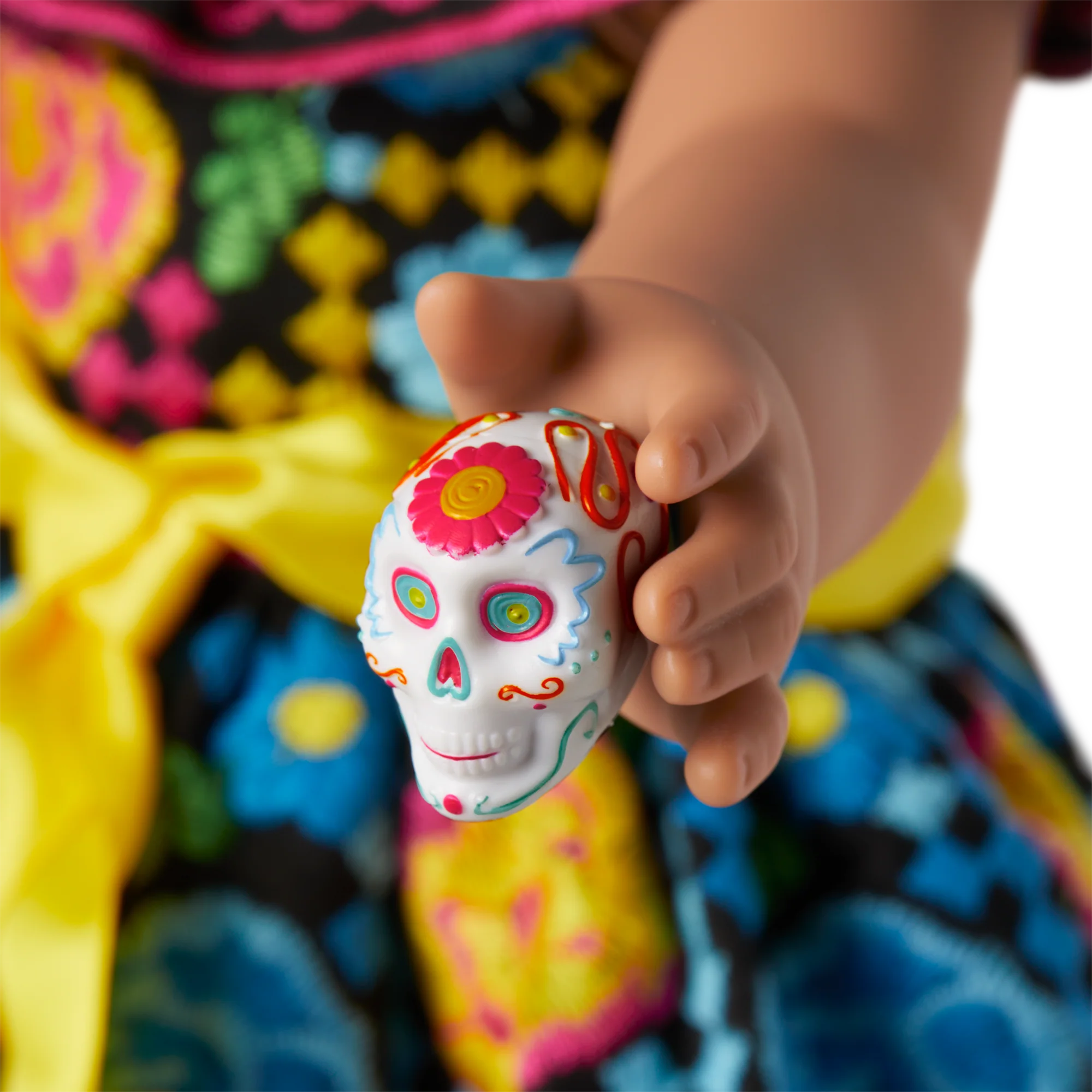 Día de Muertos Celebration Outfit for 18-inch Dolls