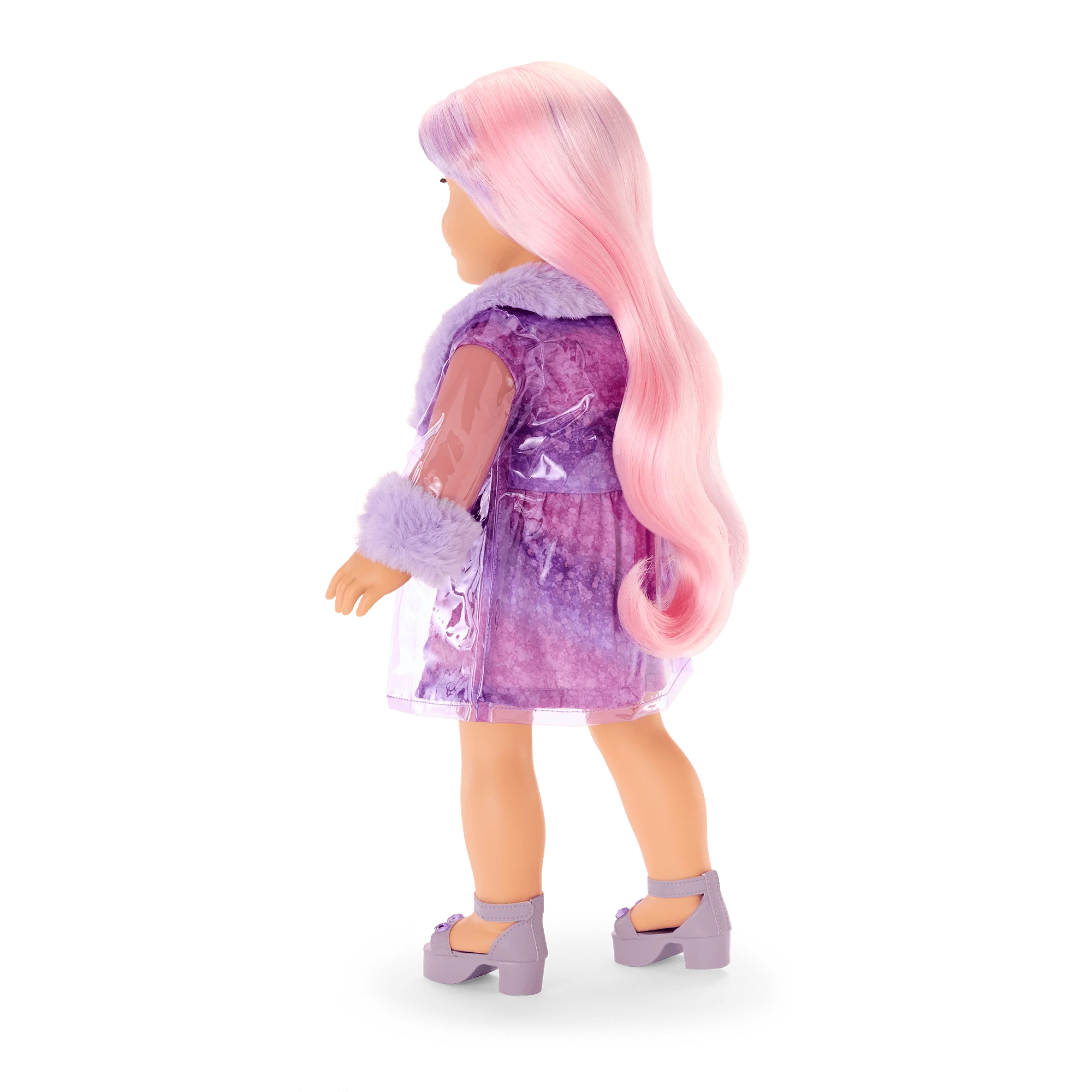 February Amazing Amethyst Outfit for 18-inch Dolls