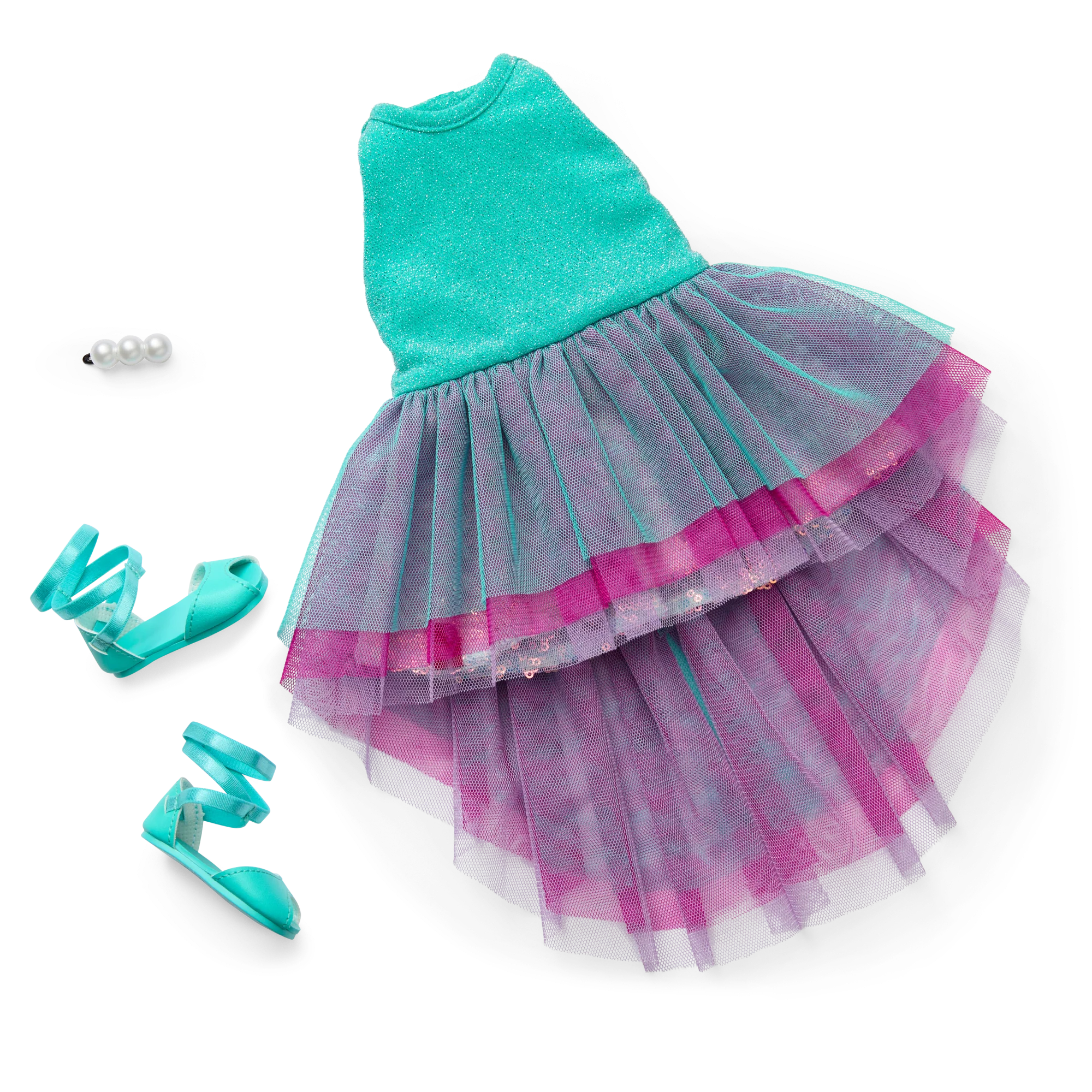 Glam Shimmering Ocean Outfit for 18-inch Dolls 4 Glam Shimmering Ocean Outfit for 18-inch Dolls
