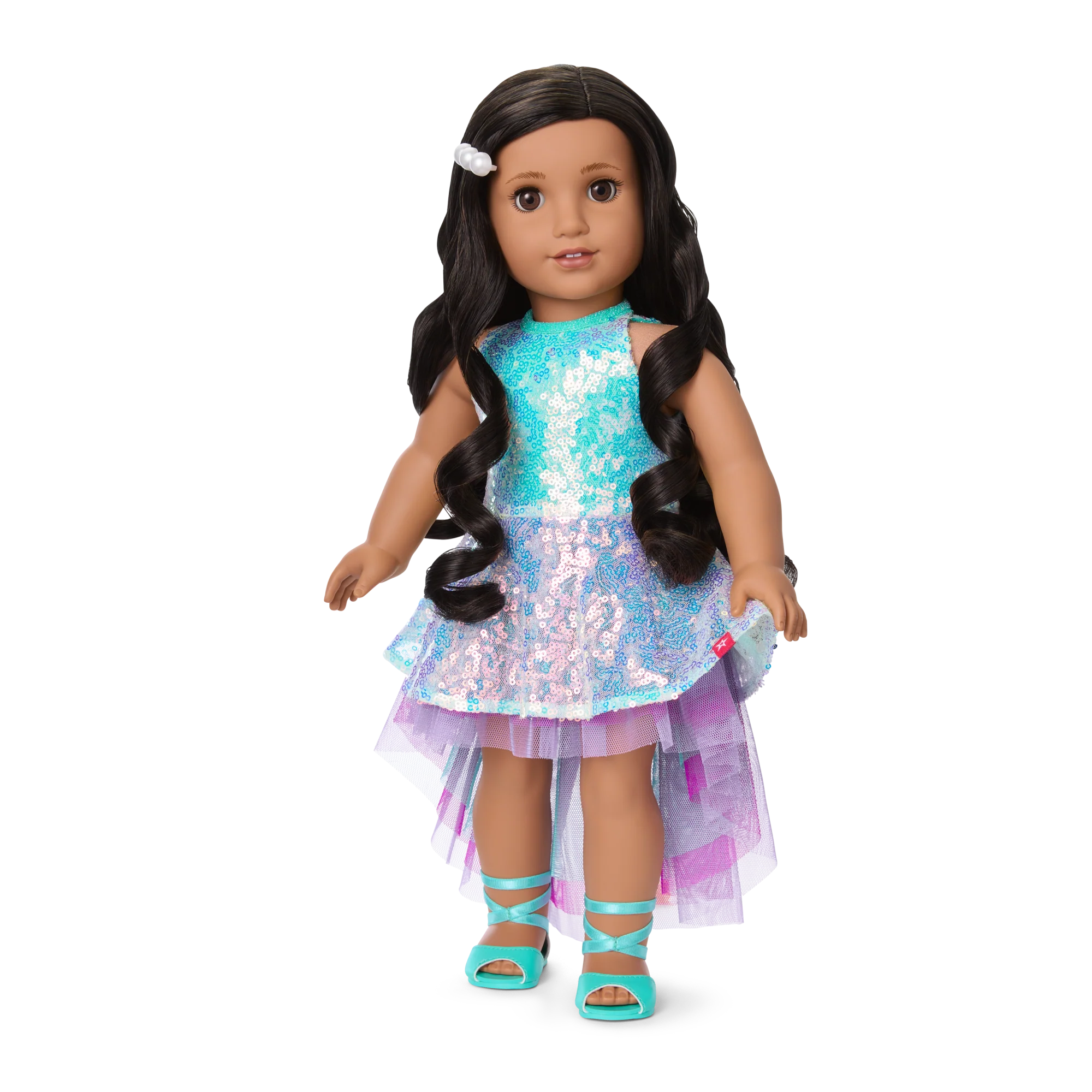 Glam Shimmering Ocean Outfit for 18-inch Dolls 5 Glam Shimmering Ocean Outfit for 18-inch Dolls
