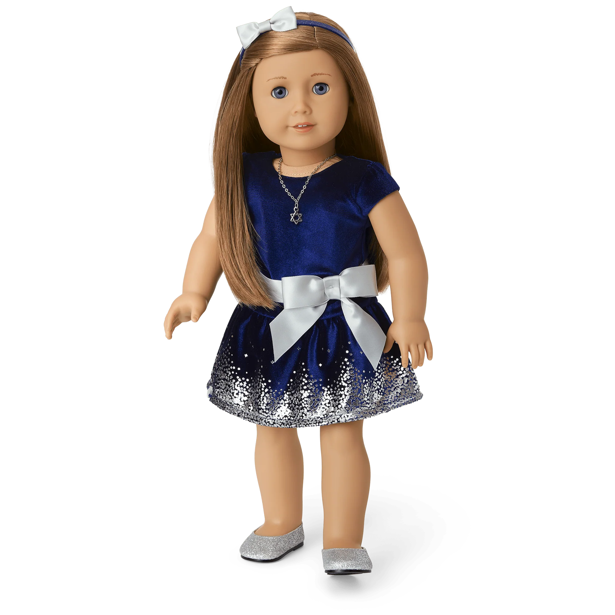 Hanukkah Celebration Outfit for 18-inch Dolls