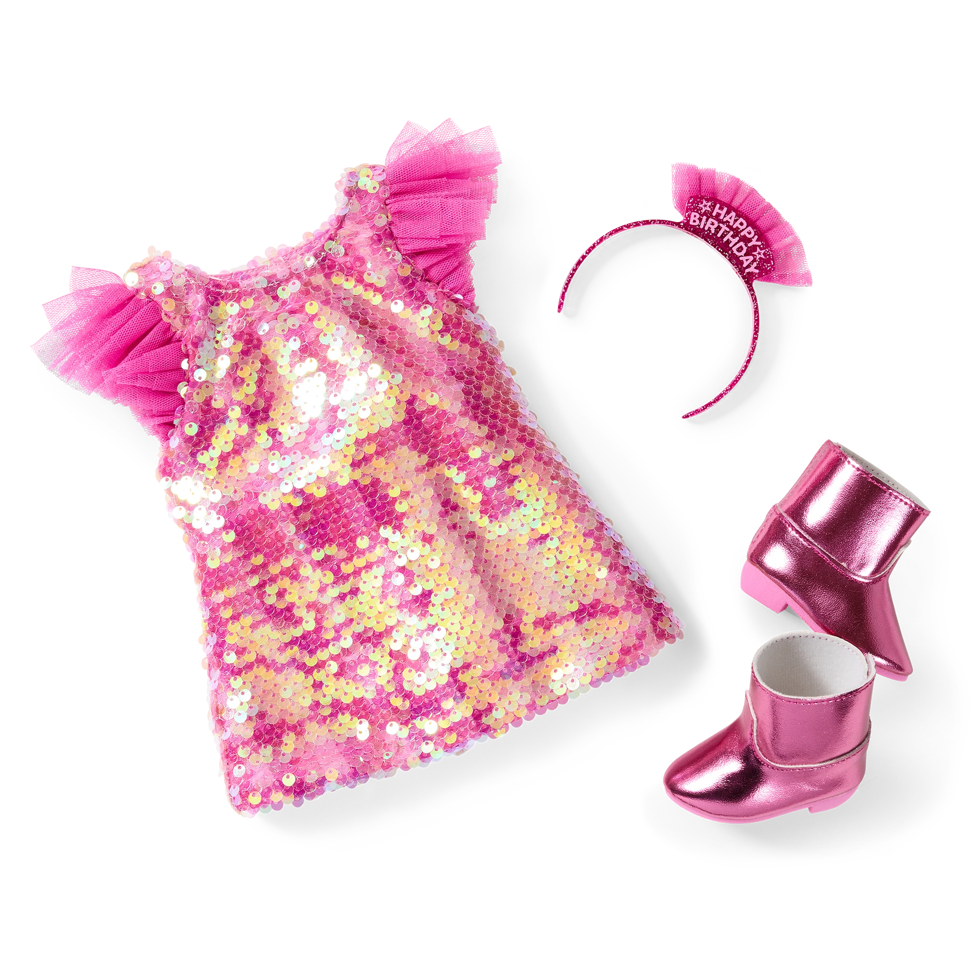 Happy Birthday to You Outfit for 18-inch Dolls