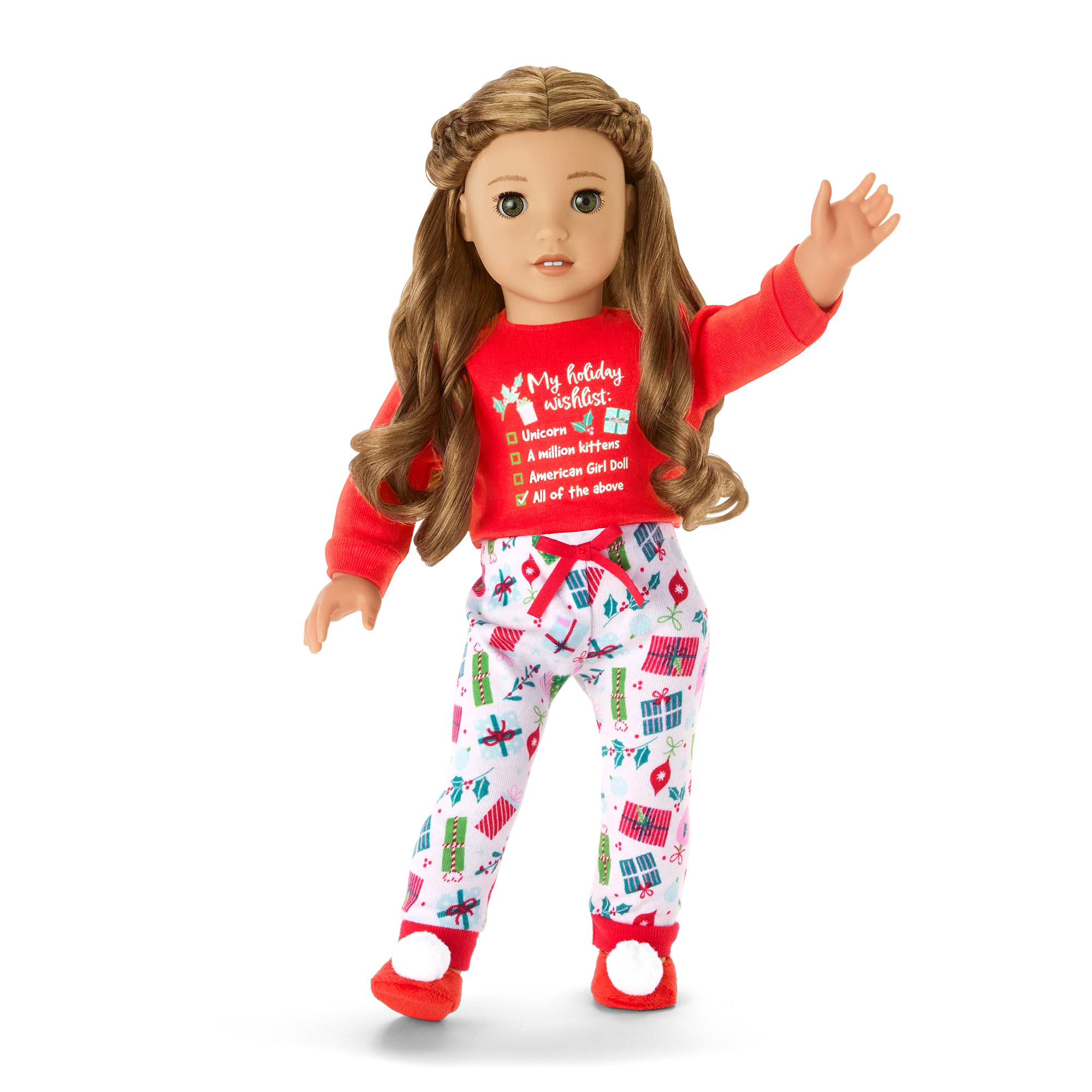 Holiday Wish List PJs for 18-inch Dolls 2 Holiday Wish List PJs for 18-inch Dolls