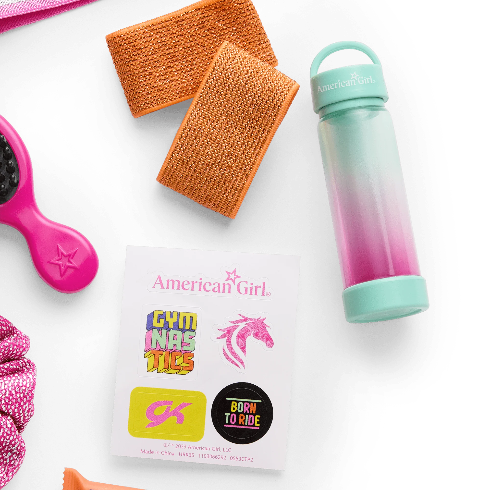 Lila's™ Gym Bag & Gear for 18-inch Dolls (Girl of the Year™ 2024)