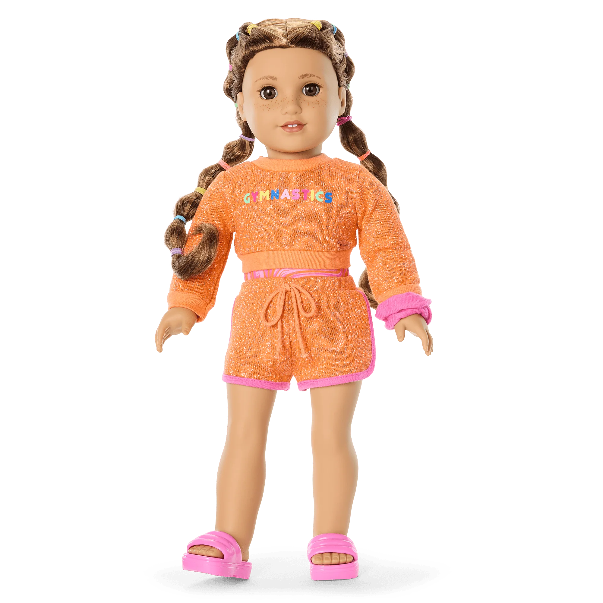 Lila's™ Gymnastics Practice Outfit for 18-inch Dolls (Girl of the Year™ 2024)