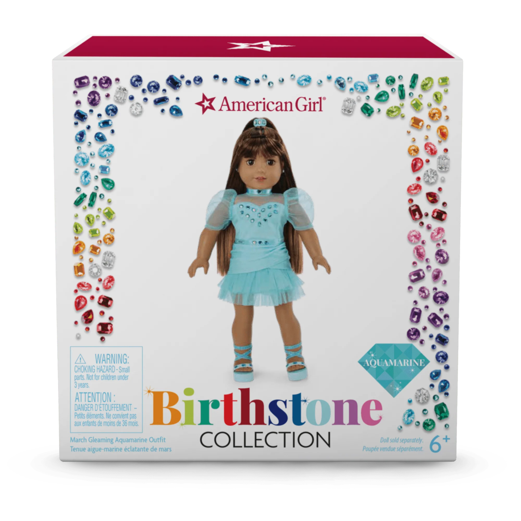 March Gleaming Aquamarine Outfit for 18-inch Dolls 7 March Gleaming Aquamarine Outfit for 18-inch Dolls